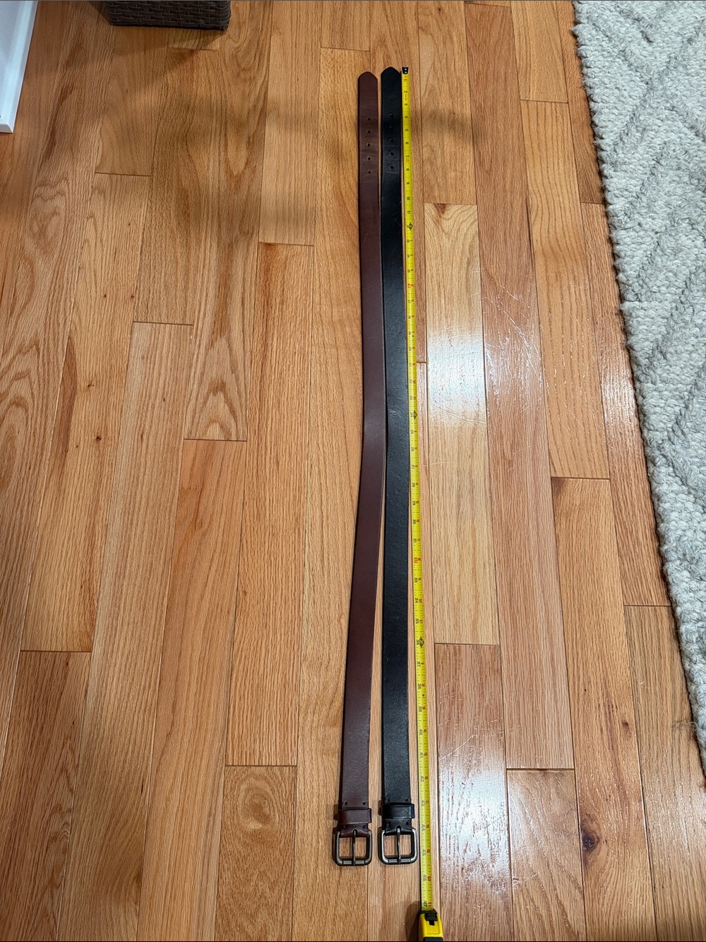 J. Crew Reversible Leather Belt in Brown and Black